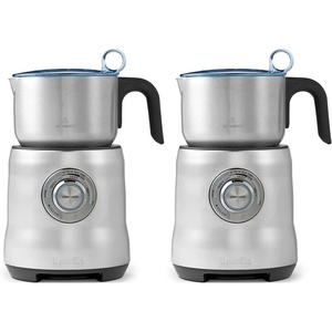Breville Milk Café Frothe BMF600XL, Brushed Stainless Steel(One Size (Pack of 2))