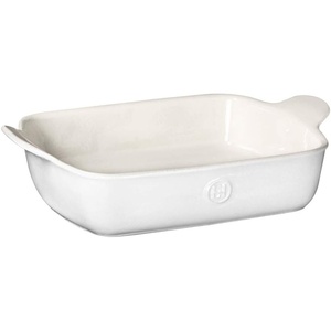 Emile Henry 11″ x 8″ Medium Rectangular Baker – Modern Classics Collection | Twilight(Sugar White)