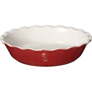 Emile Henry 9″ Pie Dish – Modern Classics Collection | Twilight(Rouge Red)