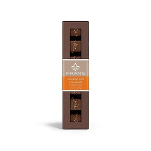 FRANS CHOCOLATES Smoked Salt Chocolate Caramels, 2.1 OZ