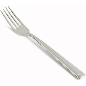 Fortessa Bistro 18/10 Stainless Steel Flatware Serving Spoon, 8.9-Inch,Silver(Serving Fork)