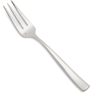 Fortessa Lucca Faceted 18/10 Stainless Steel Flatware Serving Spoon, 9-Inch(Lucca)