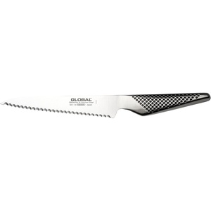 Global 6″ Serrated Utility Scallop Knife