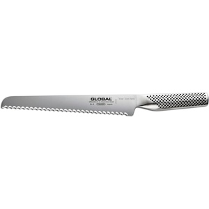 Global G-9-8-3/4 inch, 22cm Bread Knife, 8.75″, Stainless Steel(6″)