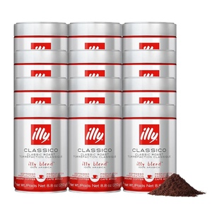 Illy Caffe Medium Roast Espresso Classico Ground Coffee, 8.8 OZ(Classic Roast)