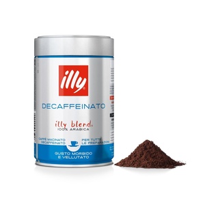 Illy Caffe Medium Roast Espresso Classico Ground Coffee, 8.8 OZ(Decaf Medium Roast Ground Espresso)