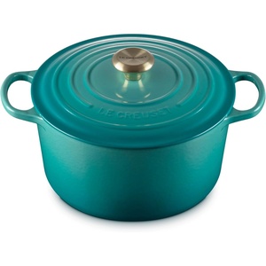 Le Creuset Enameled Cast Iron Signature Deep Round Oven, 6.5 qt., Artichaut(Riviera)