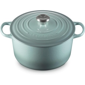 Le Creuset Enameled Cast Iron Signature Deep Round Oven, 6.5 qt., Artichaut(Sea Salt)