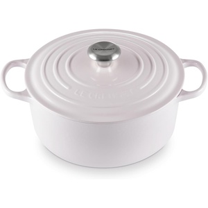 Le Creuset Enameled Cast Iron Signature Round Dutch Oven, 7.25 qt., Cerise(Shallot)