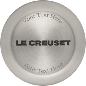 Le Creuset Enameled Cast Iron Signature Round Dutch Oven, 7.25 qt., Cerise(w/ Engraved Knob)