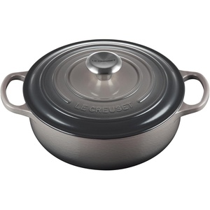 Le Creuset Enameled Cast Iron Signature Round Sauteuse, 3.5qt., Peche(Oyster)