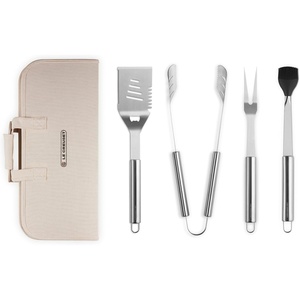 Le Creuset Stainless Steel Outdoor Two-Pronged Fork, 17.5″(5-Piece Set)
