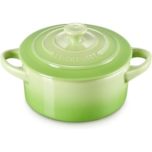 Le Creuset Stoneware Mini Round Cocotte, 8 oz., Caribbean(Palm)