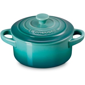 Le Creuset Stoneware Mini Round Cocotte, 8 oz., Caribbean(Riviera)