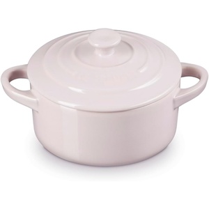 Le Creuset Stoneware Mini Round Cocotte, 8 oz., Caribbean(Shallot)