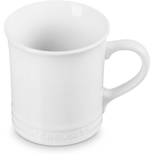 Le Creuset Stoneware Vancouver Mug, 14 oz., Peche(White)