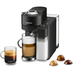 Nespresso Vertuo Lattissima Coffee and Espresso Maker by De’Longhi, Matte Black & Glossy(Black)