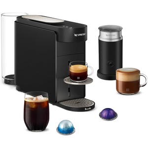 Nespresso Vertuo Up Coffee and Espresso Maker with Aeroccino, by Breville, Ink Black