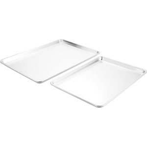 Nordic Ware Extra Large Baking Sheet, 21 x 15 inches, XL Big sheet pan Natural Uncoated Aluminum, Reinforced Steel Rim Prevents Warping, 1pk Big Sheet(Half and Big Sheet)
