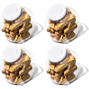 OXO Good Grips 5.0 Qt POP Large Cookie Jar – Airtight Food Storage- for Cookies and More(Large Jar – 5 Qt (Pack of 4))