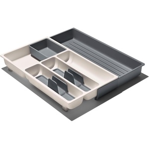 OXO Good Grips Kitchen Drawer, Expandable Utensil Organizer, White(Expandable (Pack of 8))