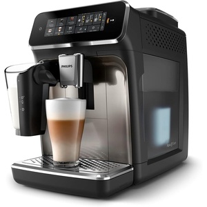 Philips 3300 Series Fully Automatic Espresso Machine with integrated milk frother and grinder, 5 Hot & Iced Coffee Pre-Sets, 40% Quieter SilentBrew, 15-Bar Pressure, Glossy Black (EP3326/90) | 12-Step Ceramic Grinder, Classic Milk Frother, 5 One-Touch Drinks Incl. Iced Coffee, Silentbrew, 15 Bar(Glossy Black (Ep 3347/ 90))