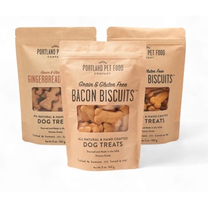 Portland Pet Food Company Bacon Dog Treats Healthy Biscuits for Large Medium & Small Dogs – Grain-Free, Human-Grade, All Natural Dog Cookies, Snacks & Training Treats – Made in the USA – 5 oz(Variety)