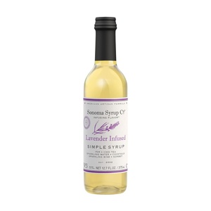 Sonoma Syrup Co. Lavender Infused Simple Syrup 12.7 fl oz | for Coffee, Cocktails, and Cooking | Hand Crafted in the USA(Lavender)