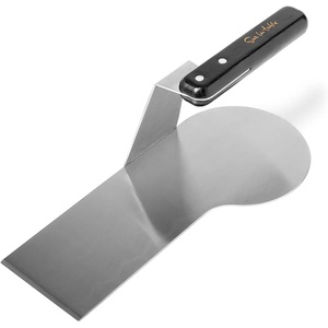 Sur La Table 2-In-1 Stainless Steel Grill Press & Spatula