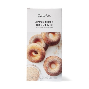 Sur La Table Apple Cider Donut Mix, Premium Autumn Baking Mix for Warm Spiced Apple Cider Donuts, Just Add Wet Ingredients