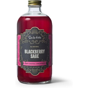 Sur La Table Blackberry Sage Craft Cocktail Mixer, Red