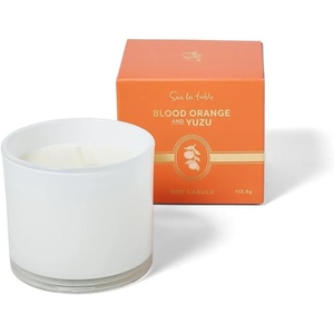 Sur La Table Blood Orange & Yuzu Candle, White