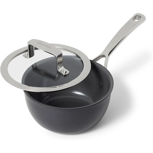 Sur La Table Classic Hard Anodized Ceramic Nonstick Saucepan, Aluminum