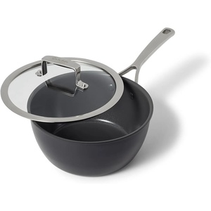 Sur La Table Classic Hard Anodized Ceramic Nonstick Saucepan, Aluminum(Aluminum)