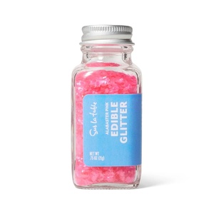 Sur La Table Edible Glitter, Metallic Gold(Alabaster Pink)