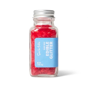 Sur La Table Edible Glitter, Metallic Gold(Ruby Red)