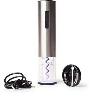 Sur La Table Electric Corkscrew, Rechargeable Automatic Corkscrew for Effortless One-Touch Wine Bottle Opening