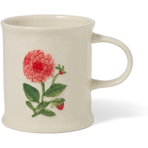 Sur La Table Embossed Floral Mug, Dahlia