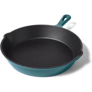 Sur La Table Enameled Cast Iron Skillet, 10 in, Oven to 500 F for Searing, Sautéing and Stovetop-to-Oven Cooking, 10 in