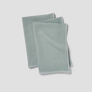 Sur La Table Essential Waffle-Weave Towels, Set of 2, Eucalyptus