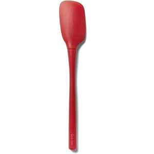 Sur La Table Flex-Core Silicone Spatula Spoon, Charcoal(Dark Red)