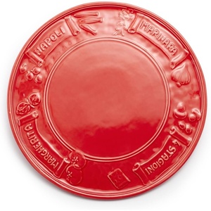 Sur La Table Italian Pizza Platter, Red