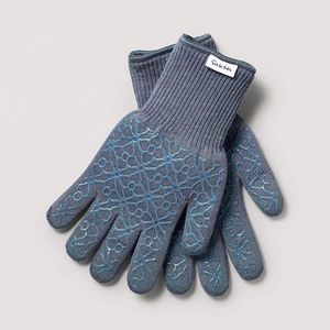 Sur La Table Large Tile Oven Gloves, Set of 2, Dark Red(Blue)