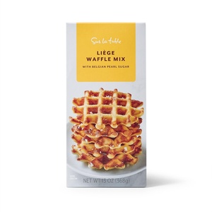 Sur La Table Liège Waffle Mix, Premium Belgian Waffle Mix with Pearl Sugar for Authentic Crispy Caramelized Waffles