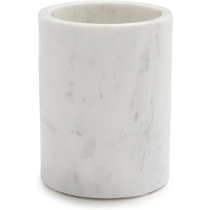 Sur La Table Marble Utensil Crock , White