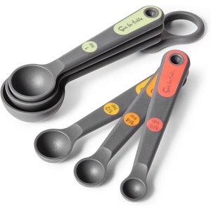 Sur La Table Measuring Spoons, Set of 6, Gray
