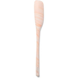 Sur La Table Narrow Silicone Jar Scraper, Flexible High-Grade Silicone Head with Nylon Handle for Jars and Deep Containers(Light Pink)