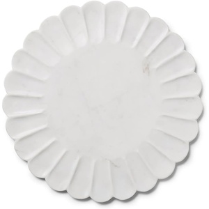 Sur La Table Round White Marble Platter