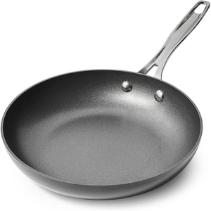 Sur La Table Signature Hard Anodized Nonstick Skillet, Black(Black)