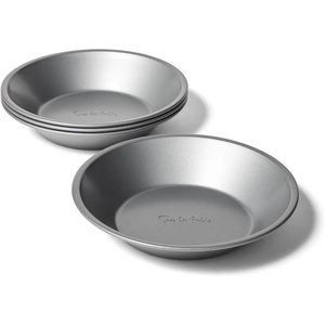 Sur La Table Signature Mini Pie Dishes, Set of 4, Gray